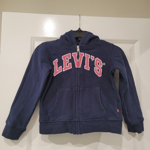 Levi's Other - Levi Jacket Hoodie Logo Girl 6M (5-6YRS) Fleece lined Zip